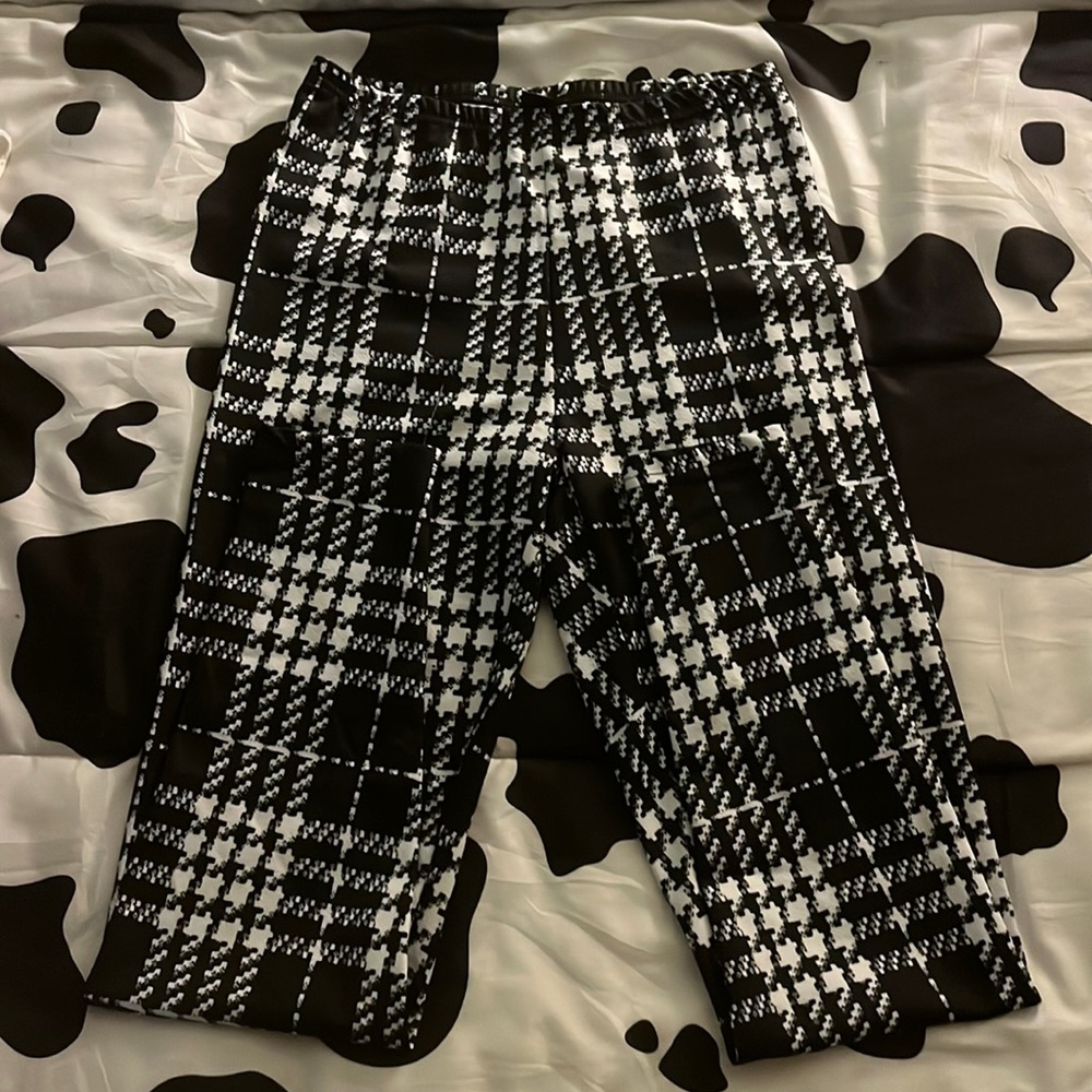 Shein houndstooth leggings